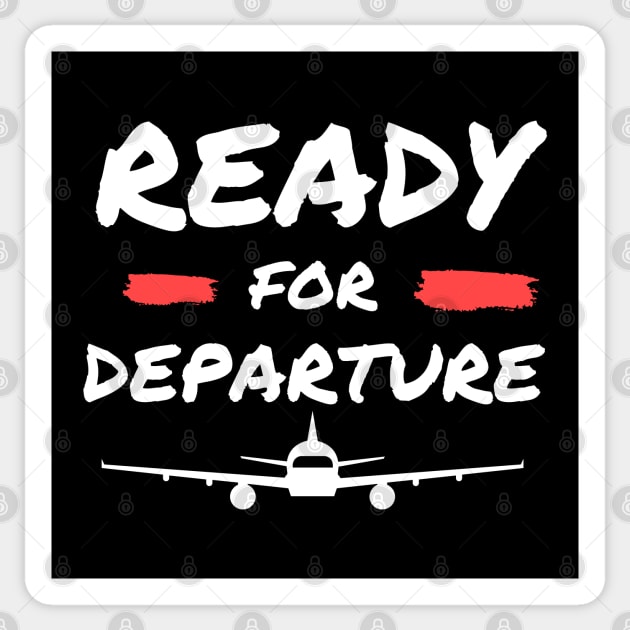 Ready for Departure Sticker by Jetmike